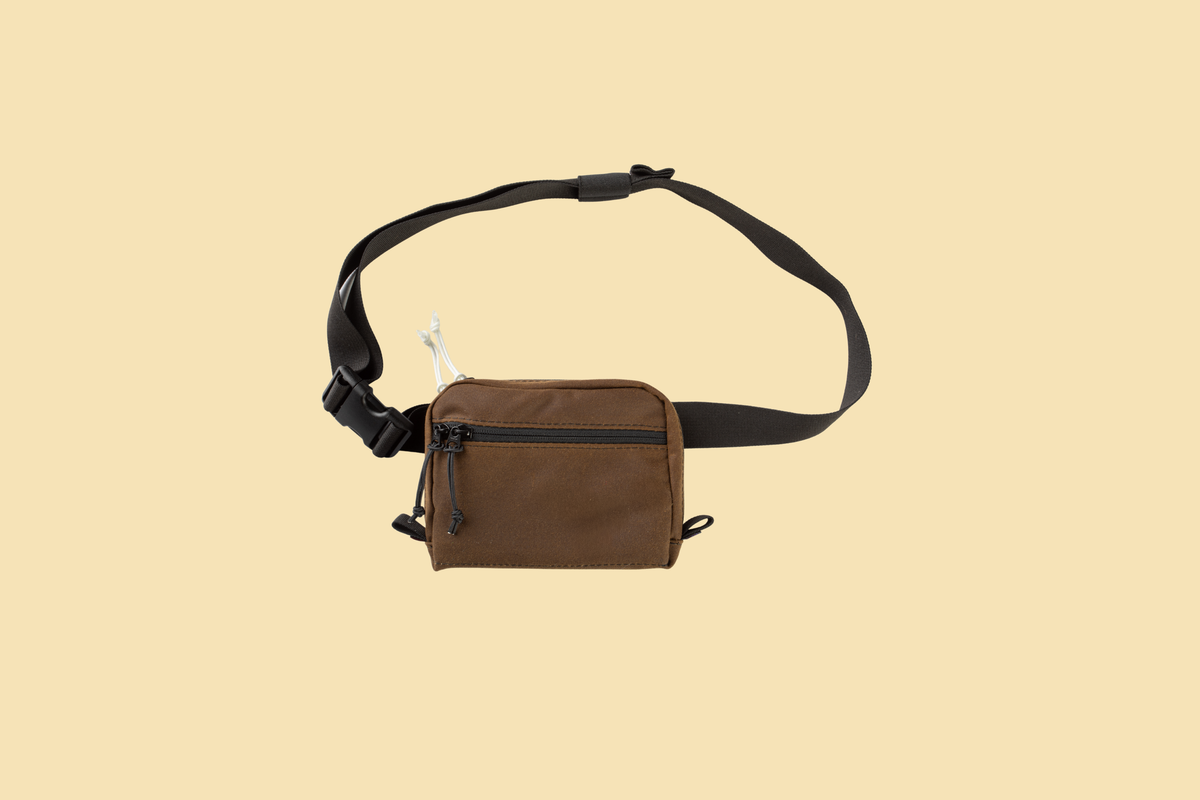 Waxed Canvas Belt Bag