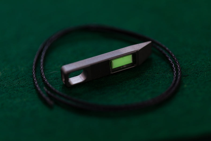 Glow Rhino X P33 Titanium Zipper Pulls w/ Tritium