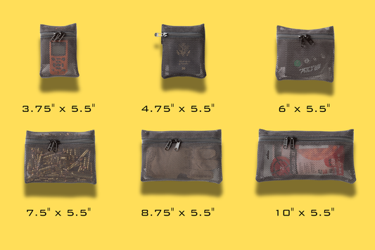 Mesh Pocket Insert - Velcro Backed